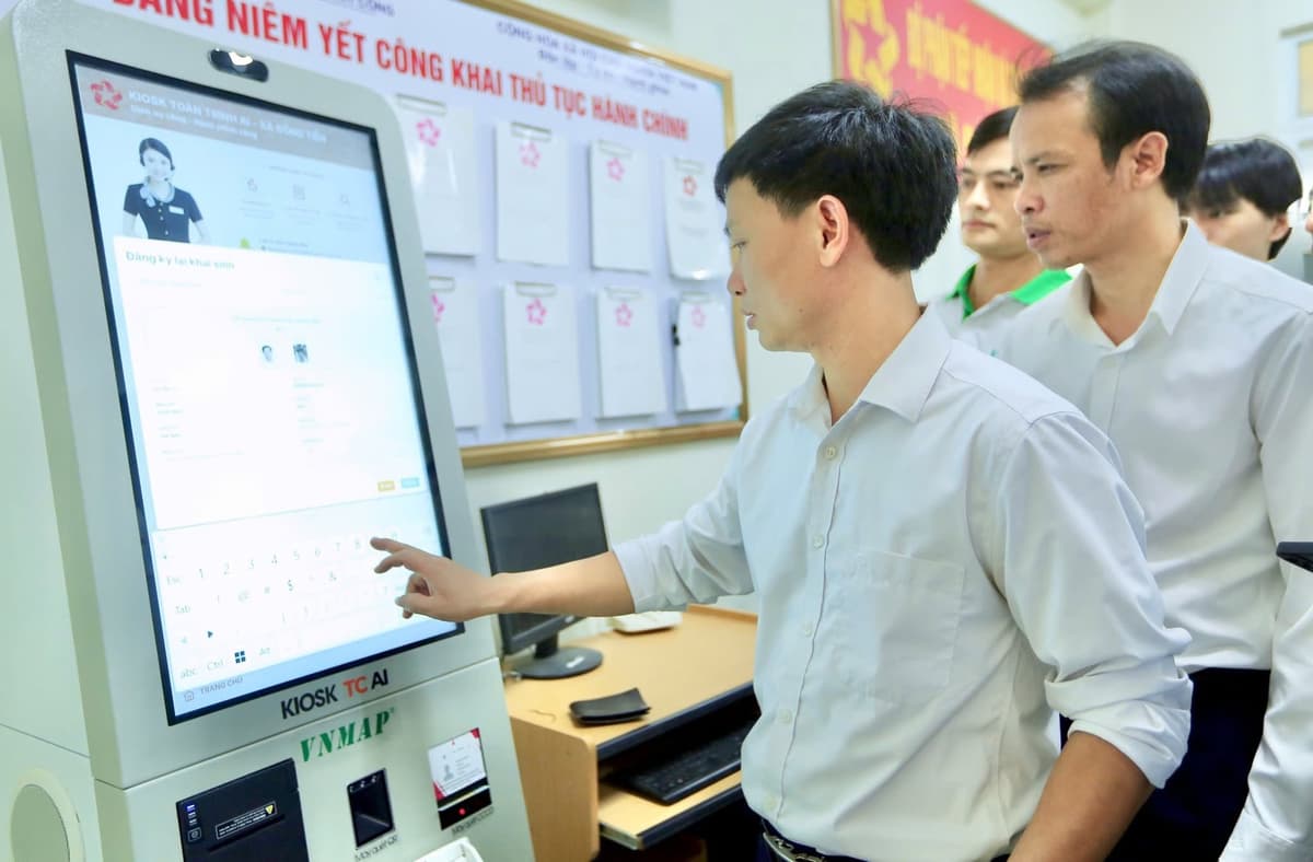Thanh Hóa đưa Kiosk AI toàn trình phục vụ hành chính công