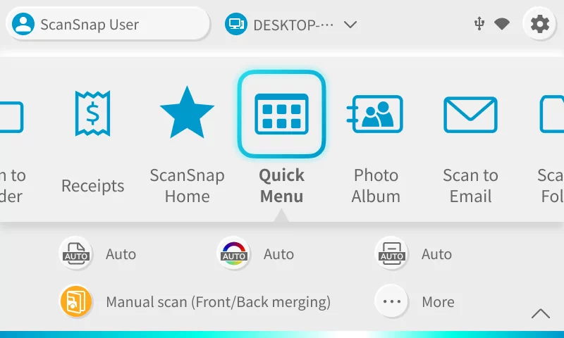 Whether in the office, at home, or in a coworking space, instantly apply your personal scan settings to enjoy smooth scanning - Image 1