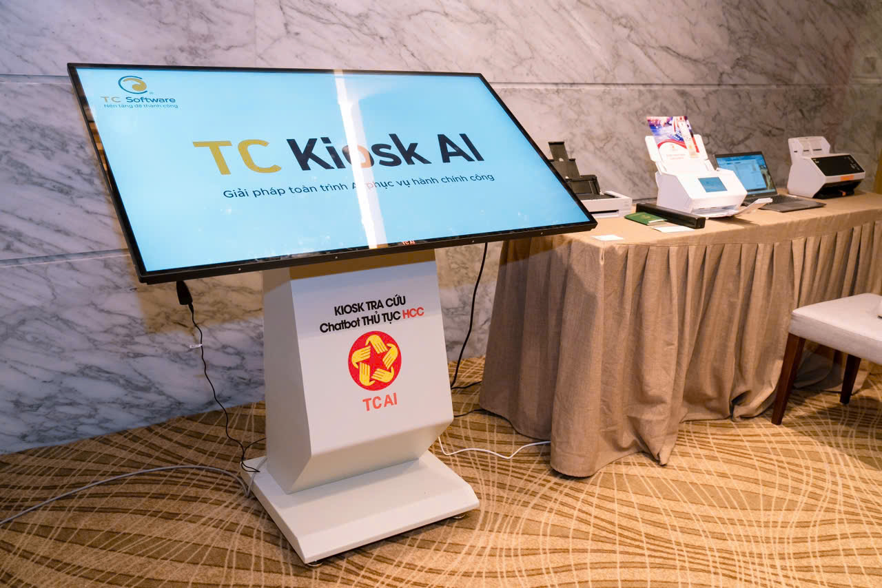 Giải pháp Kiosk TC AI – Tự động hóa quy trình hành chính công từ tiếp nhận đến xử lý hồ sơ